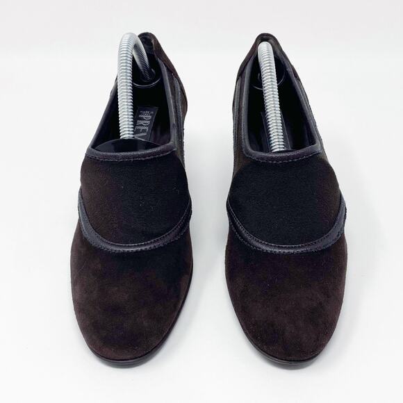 PREVATA Vintage Suede Wedge Heels - Picture 6 of 9